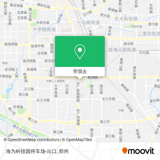 海为科技园停车场-出口地图