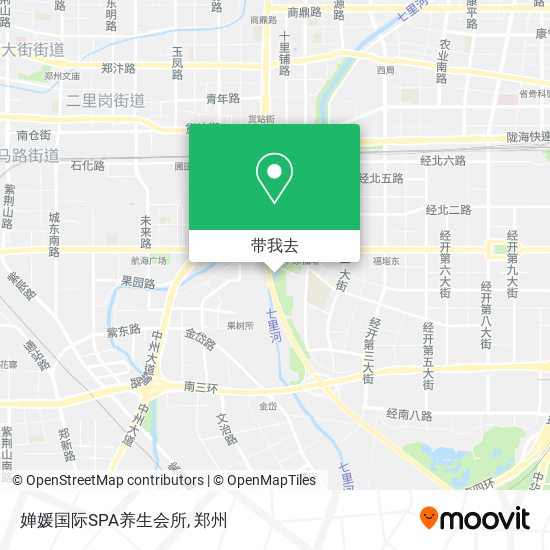 婵媛国际SPA养生会所地图