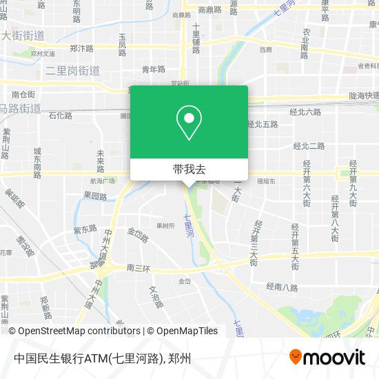 中国民生银行ATM(七里河路)地图