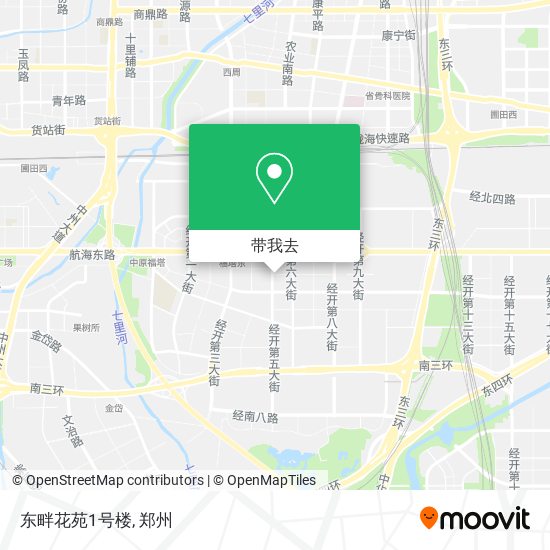 东畔花苑1号楼地图
