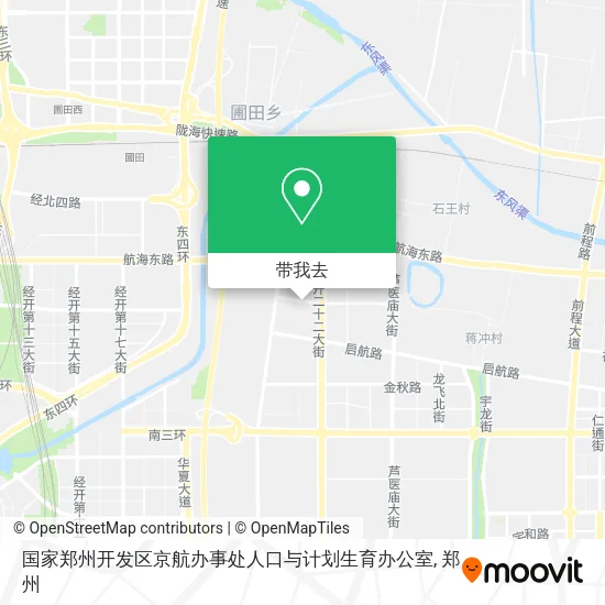 国家郑州开发区京航办事处人口与计划生育办公室地图