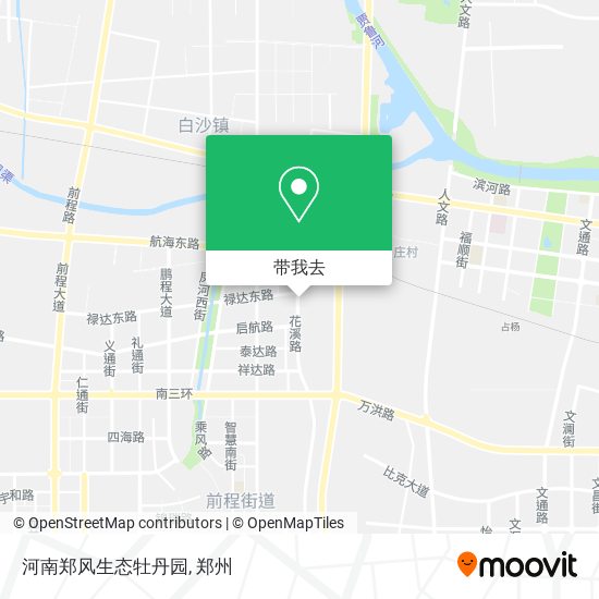 河南郑风生态牡丹园地图
