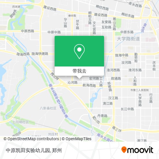 中原凯田实验幼儿园地图