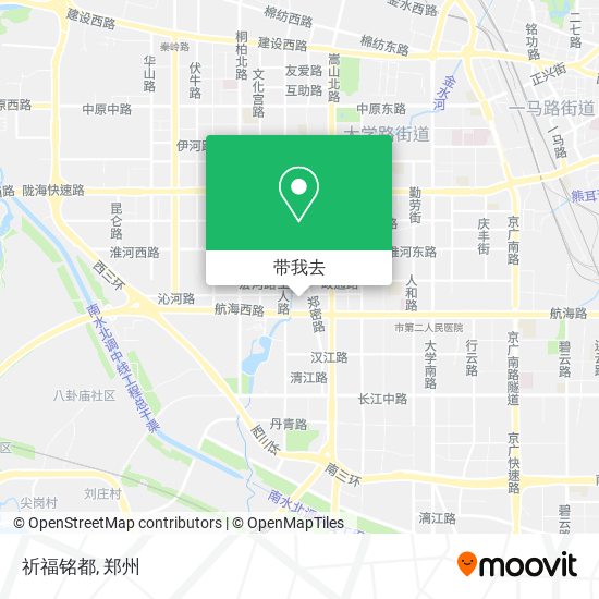 祈福铭都地图