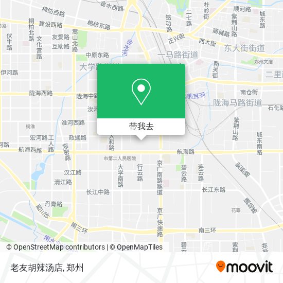 老友胡辣汤店地图