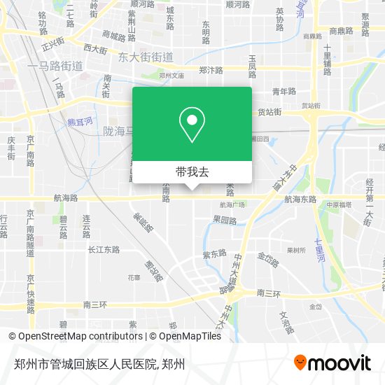 郑州市管城回族区人民医院地图