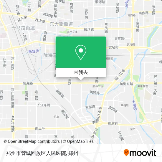 郑州市管城回族区人民医院地图