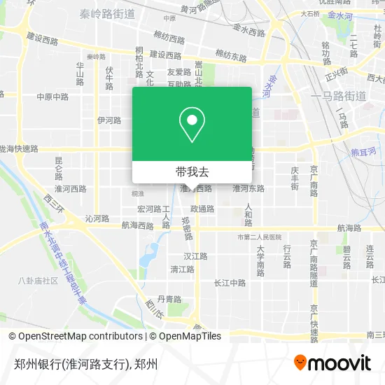 郑州银行(淮河路支行)地图