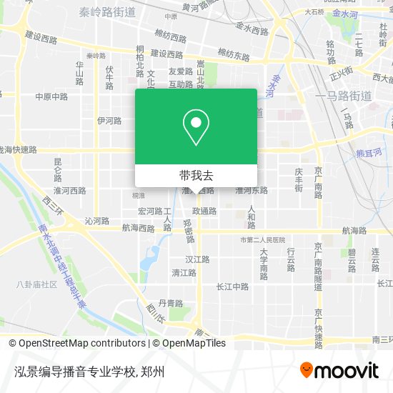 泓景编导播音专业学校地图