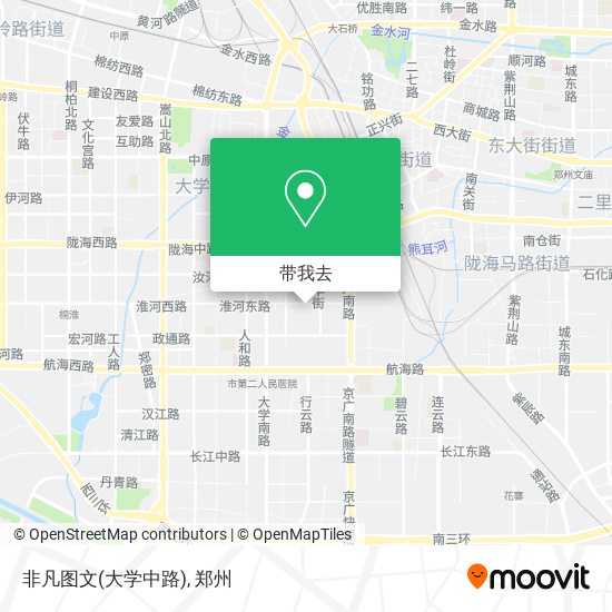 非凡图文(大学中路)地图