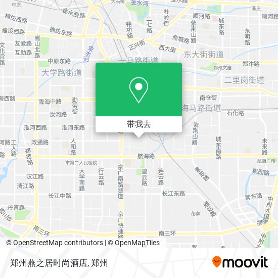 郑州燕之居时尚酒店地图