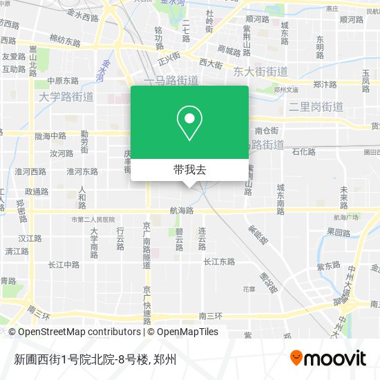 新圃西街1号院北院-8号楼地图
