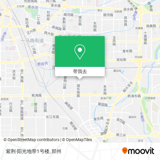 紫荆·阳光地带1号楼地图