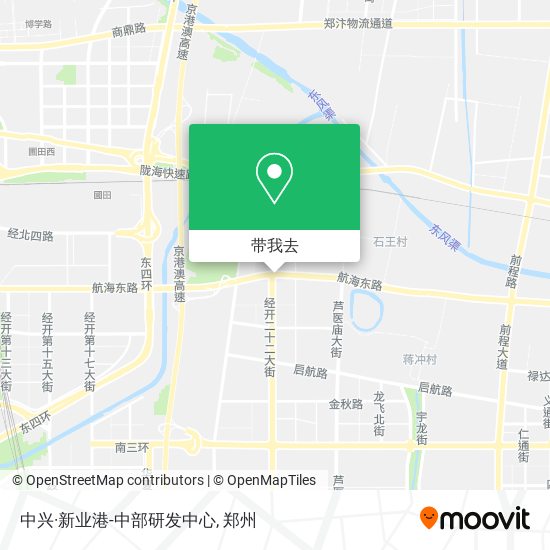 中兴·新业港-中部研发中心地图