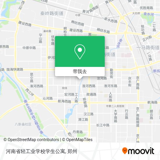 河南省轻工业学校学生公寓地图