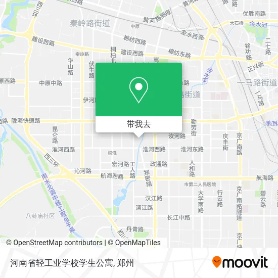 河南省轻工业学校学生公寓地图