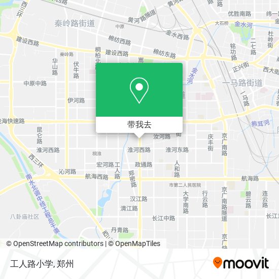 工人路小学地图