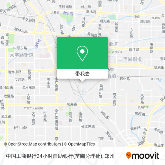中国工商银行24小时自助银行(苗圃分理处)地图