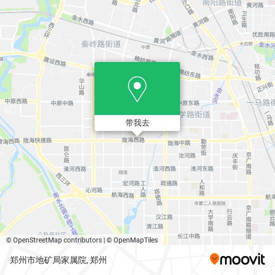郑州市地矿局家属院地图