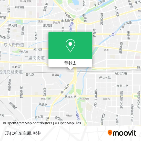 现代机车车厢地图