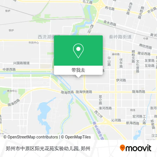 郑州市中原区阳光花苑实验幼儿园地图