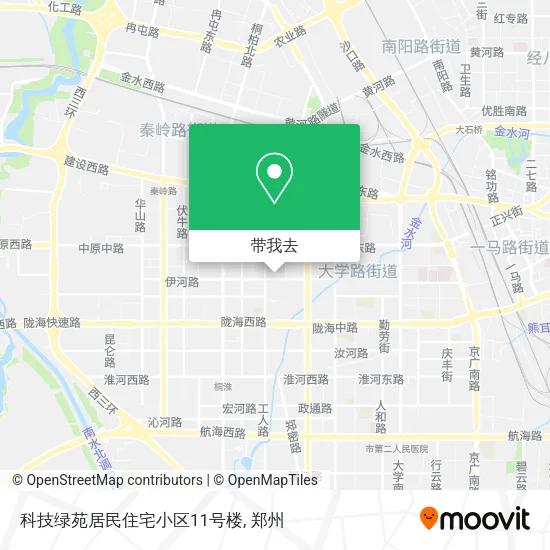 科技绿苑居民住宅小区11号楼地图