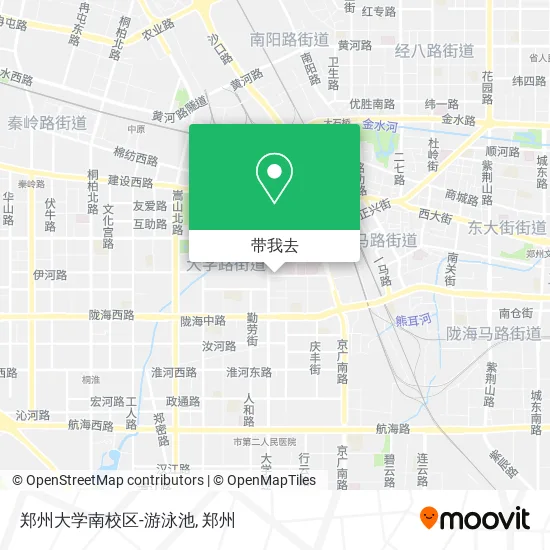 郑州大学南校区-游泳池地图