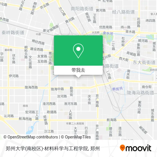 郑州大学(南校区)-材料科学与工程学院地图