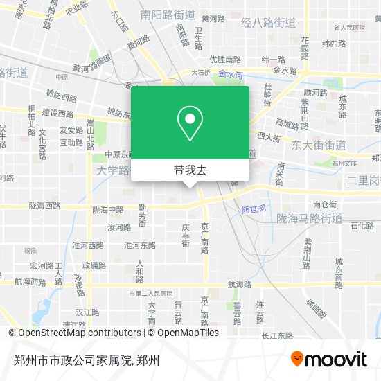 郑州市市政公司家属院地图