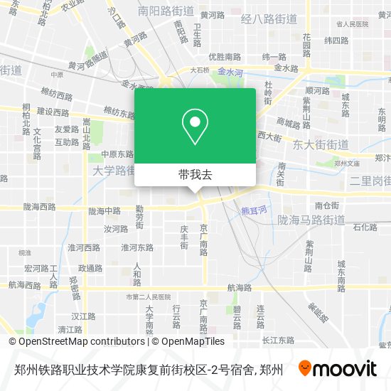 郑州铁路职业技术学院康复前街校区-2号宿舍地图