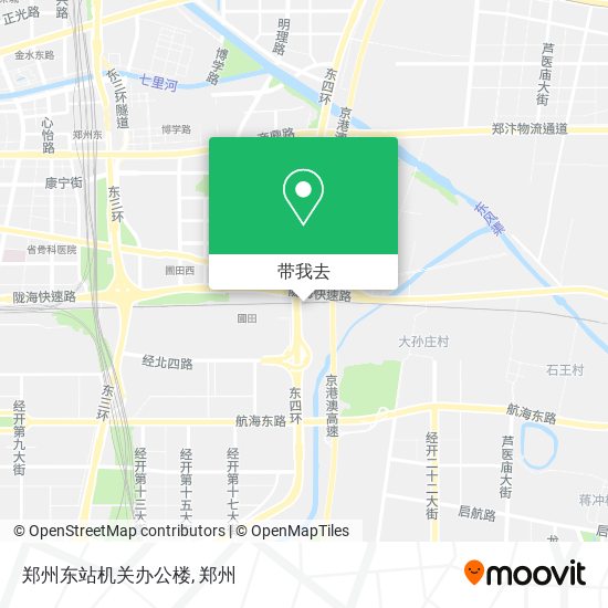 郑州东站机关办公楼地图