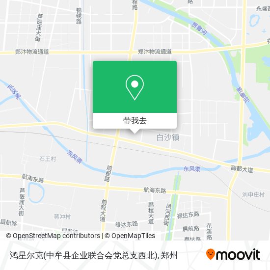 鸿星尔克(中牟县企业联合会党总支西北)地图