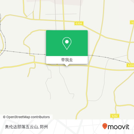 奥伦达部落五云山地图