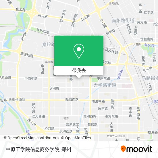 中原工学院信息商务学院地图