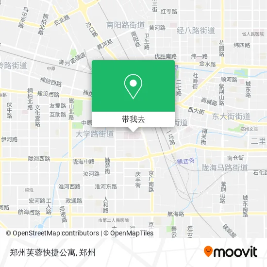 郑州芙蓉快捷公寓地图