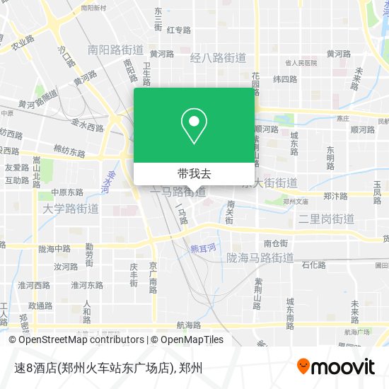 速8酒店(郑州火车站东广场店)地图