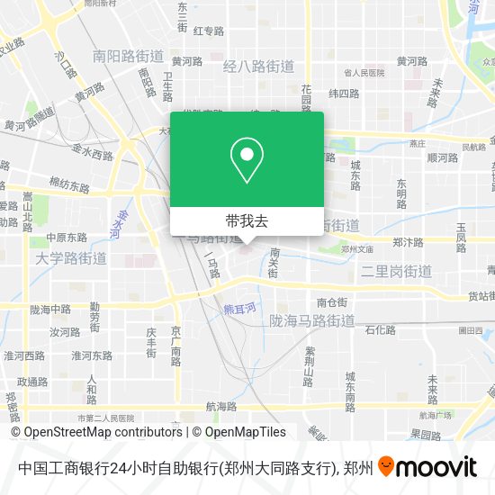 中国工商银行24小时自助银行(郑州大同路支行)地图