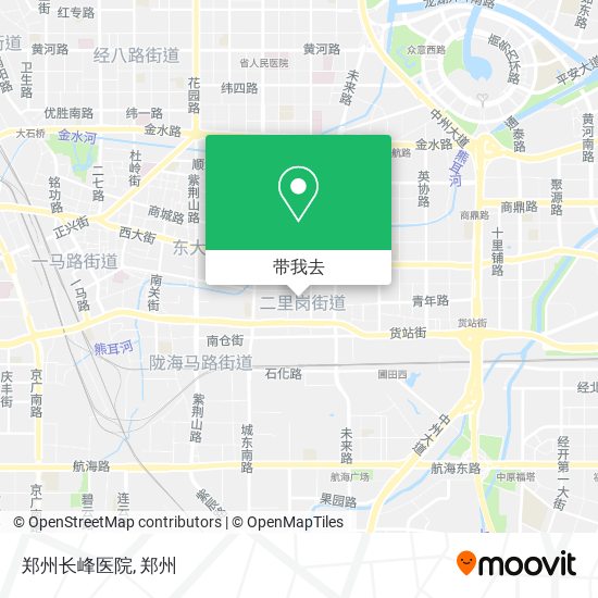 郑州长峰医院地图