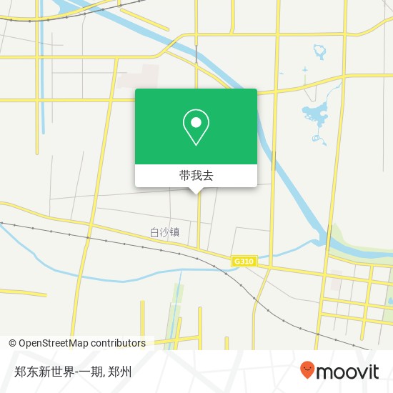 郑东新世界-一期地图