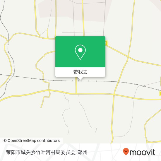 荥阳市城关乡竹叶河村民委员会地图
