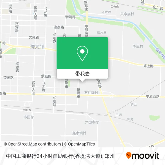 中国工商银行24小时自助银行(香堤湾大道)地图