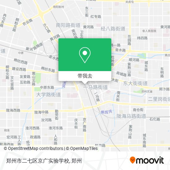 郑州市二七区京广实验学校地图