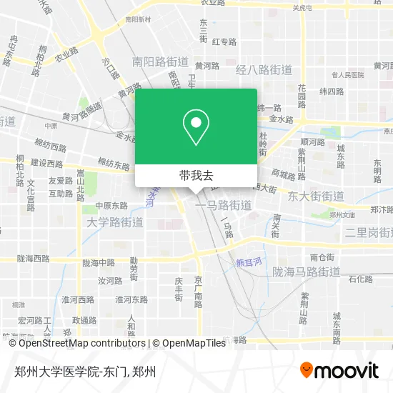 郑州大学医学院-东门地图
