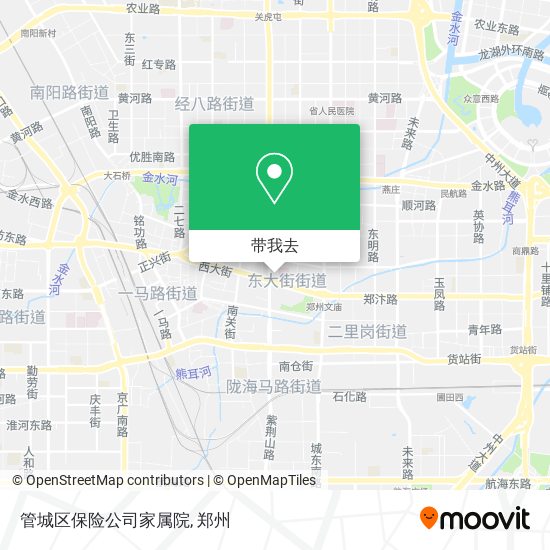 管城区保险公司家属院地图