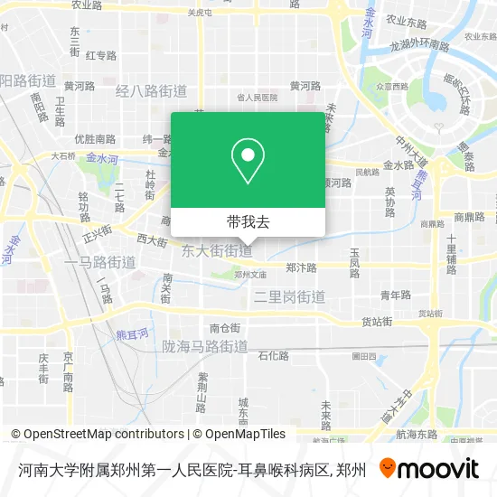 河南大学附属郑州第一人民医院-耳鼻喉科病区地图