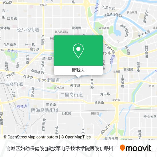 管城区妇幼保健院(解放军电子技术学院医院)地图