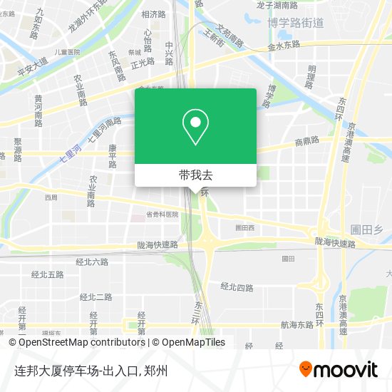 连邦大厦停车场-出入口地图