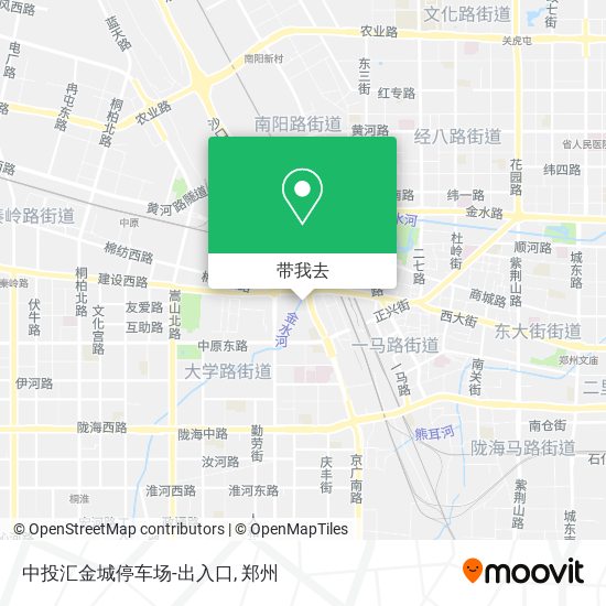 中投汇金城停车场-出入口地图