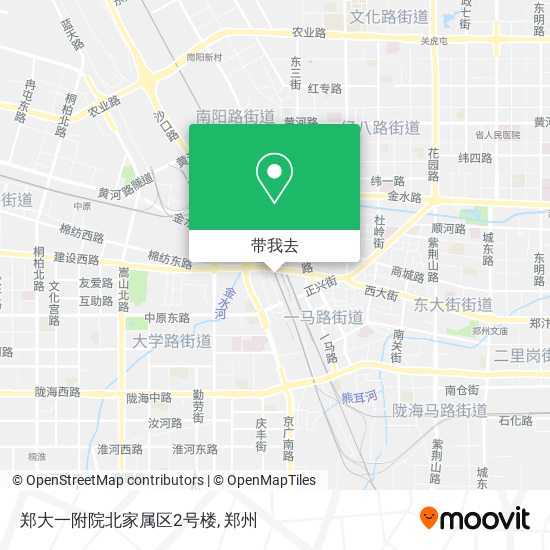 郑大一附院北家属区2号楼地图