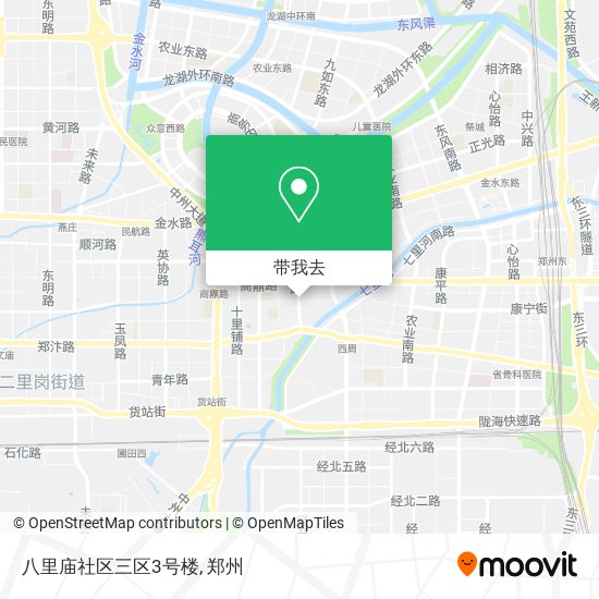 八里庙社区三区3号楼地图